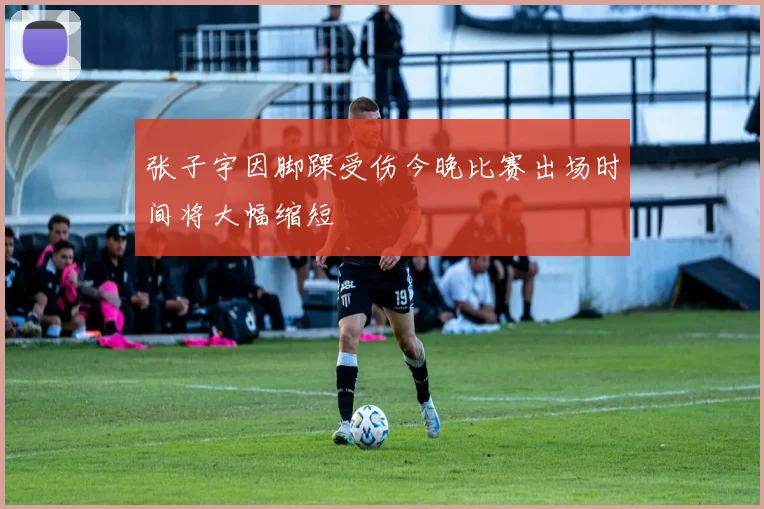 张子宇因脚踝受伤今晚比赛出场时间将大幅缩短